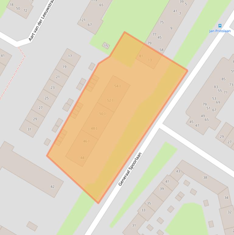 Kaart van postcodegebied 2025NC.