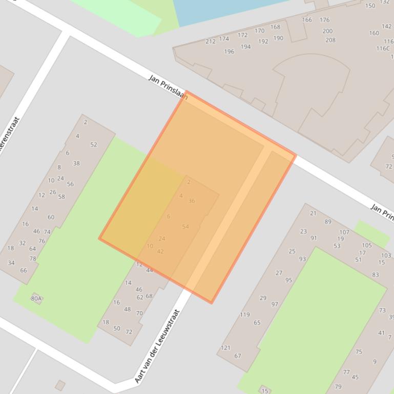Kaart van postcodegebied 2025NR.