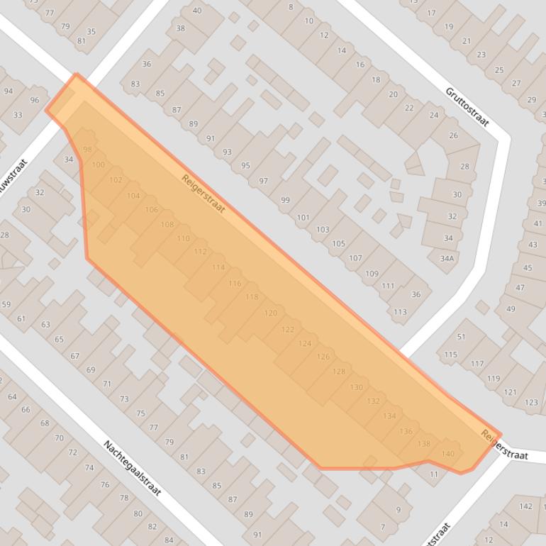 Kaart van postcodegebied 2025XG.
