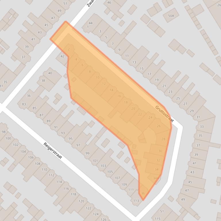 Kaart van postcodegebied 2025XL.