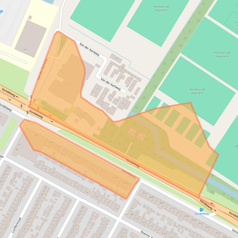 Kaart van postcodegebied 2026BH.