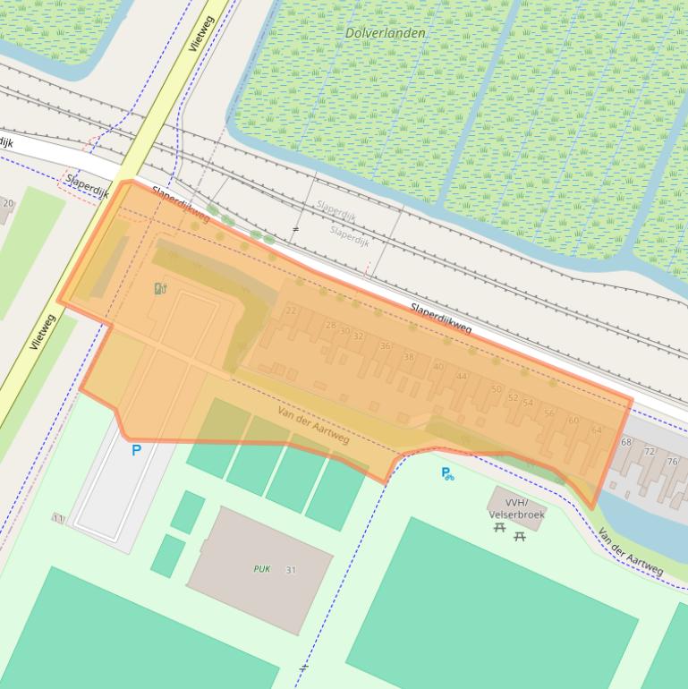 Kaart van postcodegebied 2026BK.