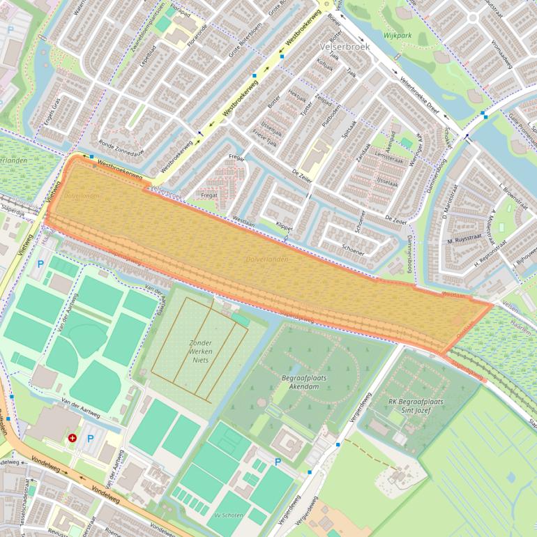 Kaart van postcodegebied 2026BN.