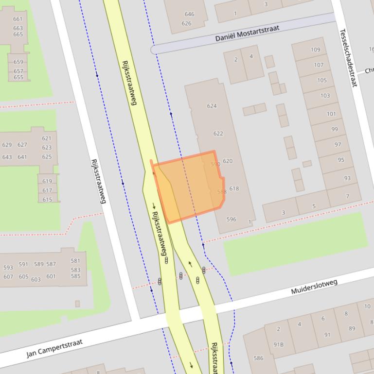 Kaart van postcodegebied 2026RC.