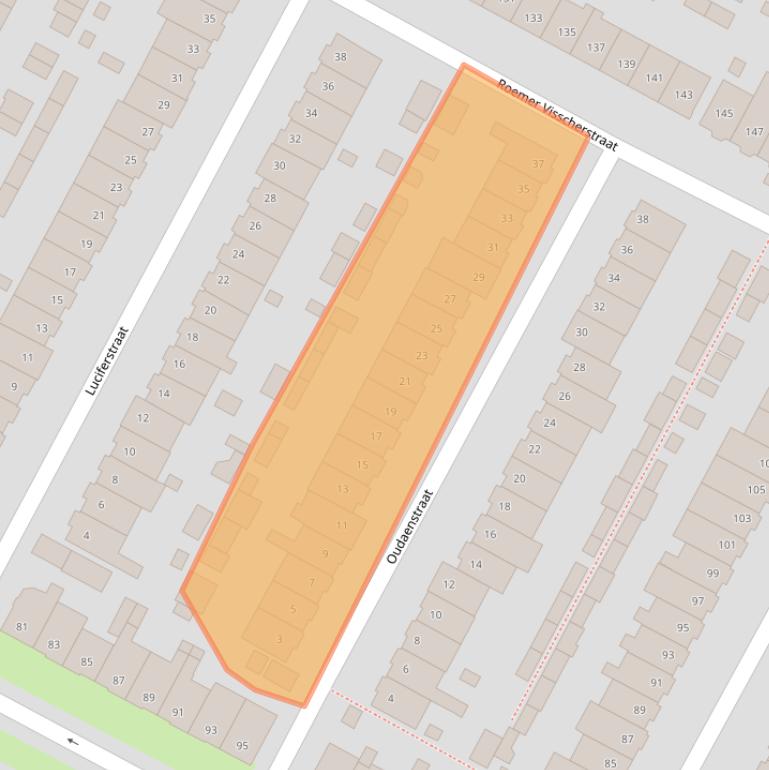 Kaart van postcodegebied 2026SB.