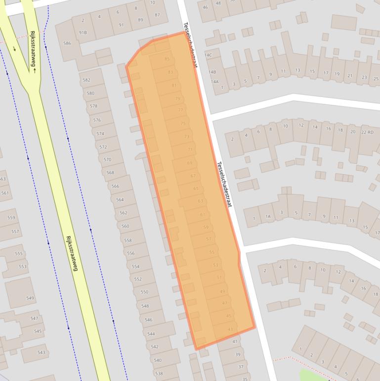 Kaart van postcodegebied 2026SN.