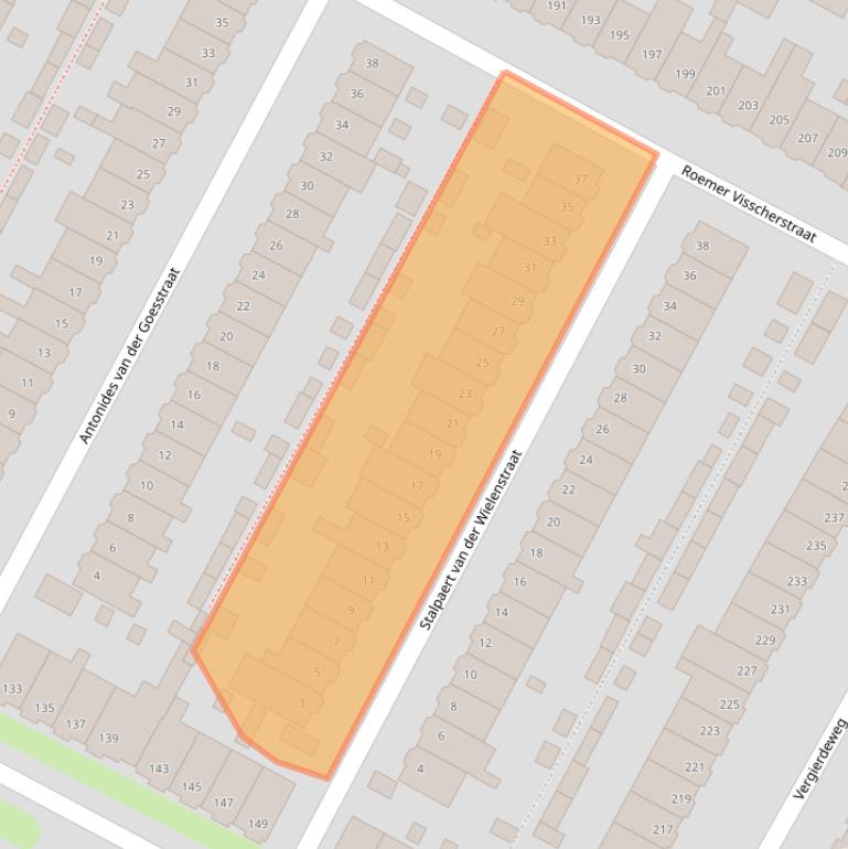 Kaart van postcodegebied 2026TE.