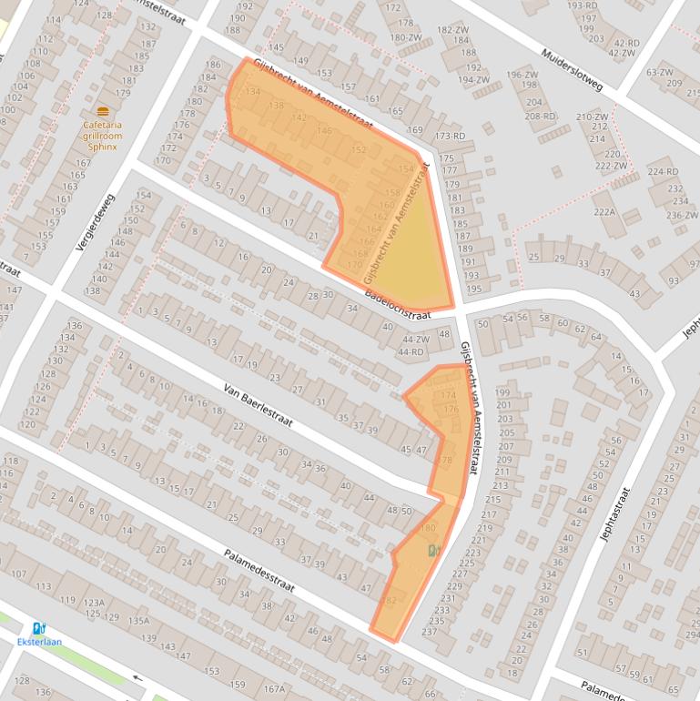 Kaart van postcodegebied 2026VK.