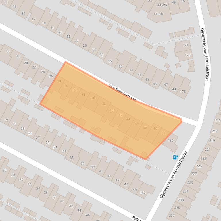 Kaart van postcodegebied 2026VT.