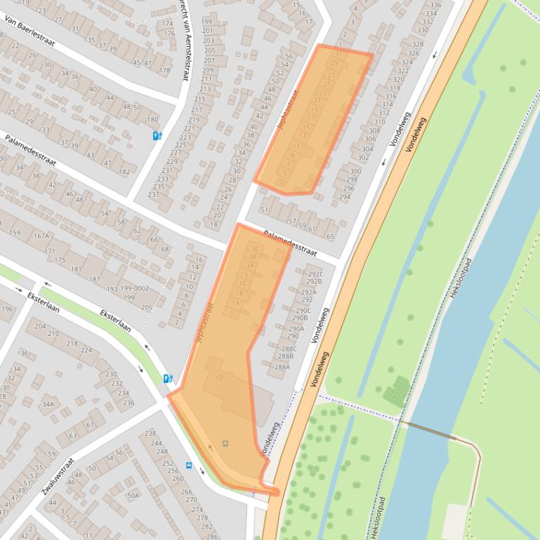 Kaart van postcodegebied 2026WB.