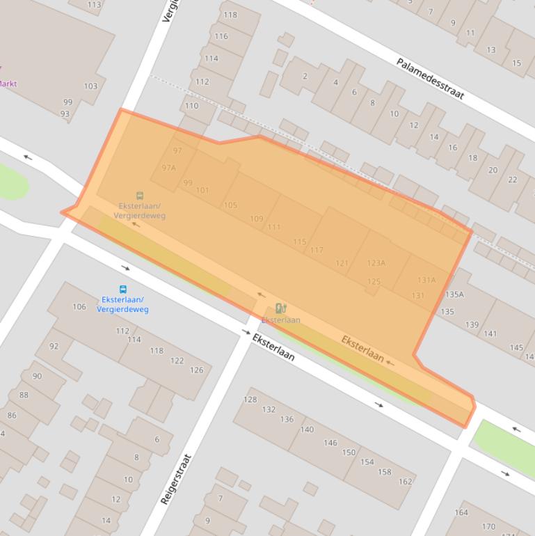 Kaart van postcodegebied 2026XC.