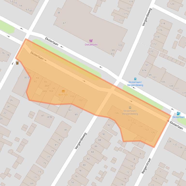 Kaart van postcodegebied 2026XJ.