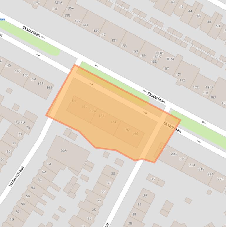 Kaart van postcodegebied 2026XL.