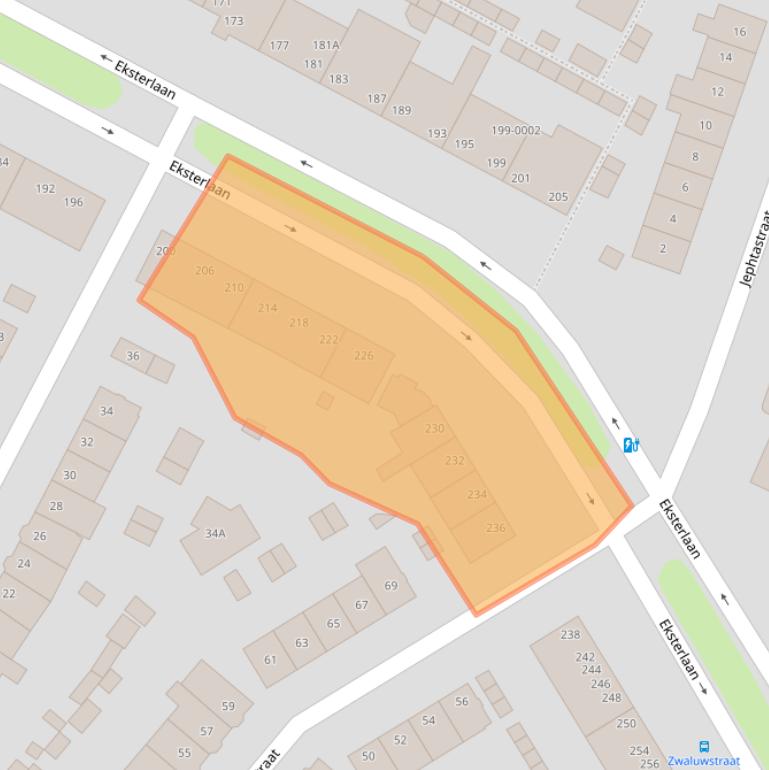 Kaart van postcodegebied 2026XM.