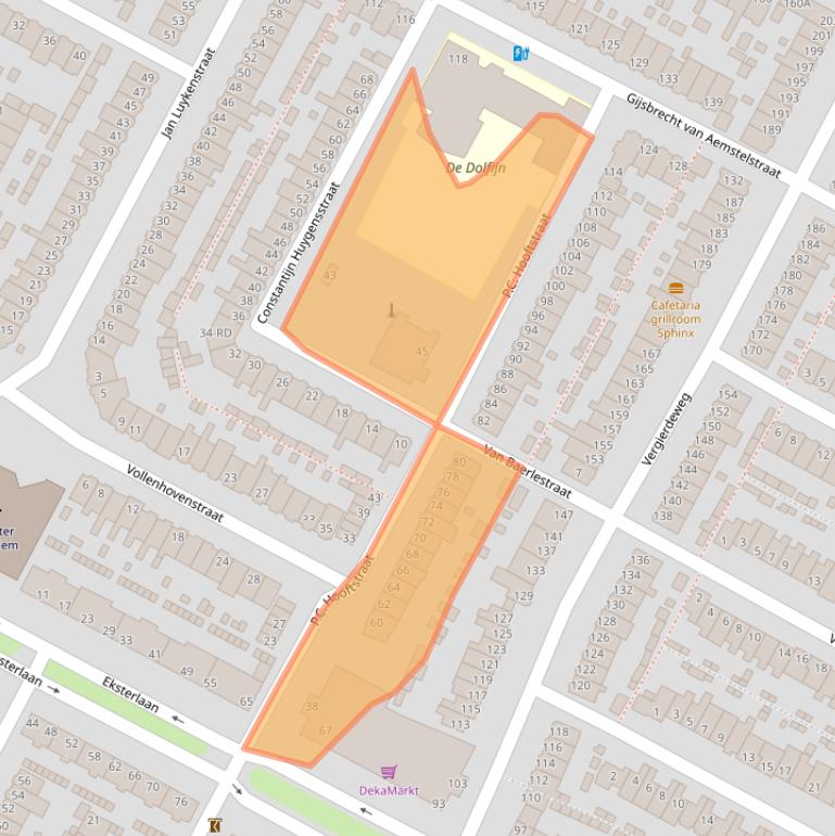 Kaart van postcodegebied 2026XR.