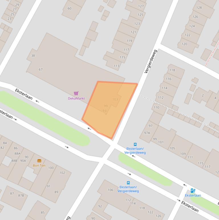 Kaart van postcodegebied 2026ZA.