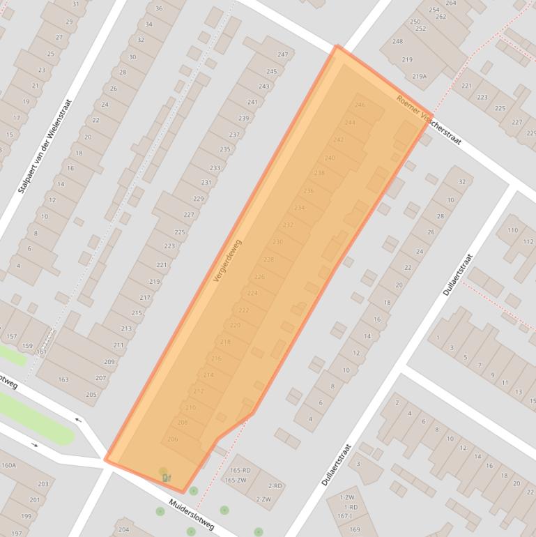 Kaart van postcodegebied 2026ZJ.