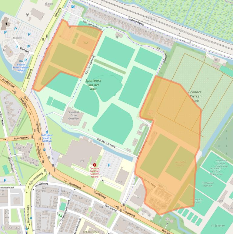 Kaart van postcodegebied 2026ZM.