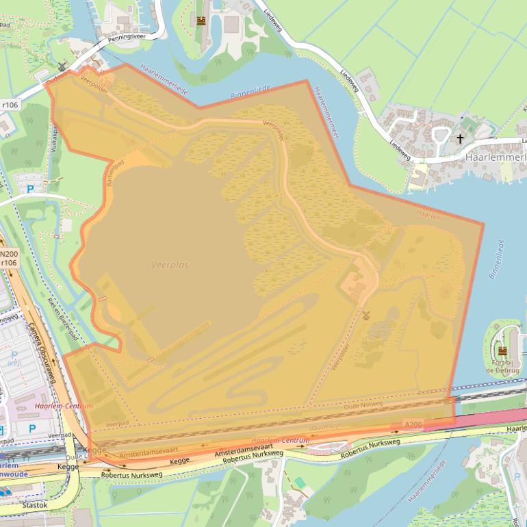 Kaart van postcodegebied 2031AR.