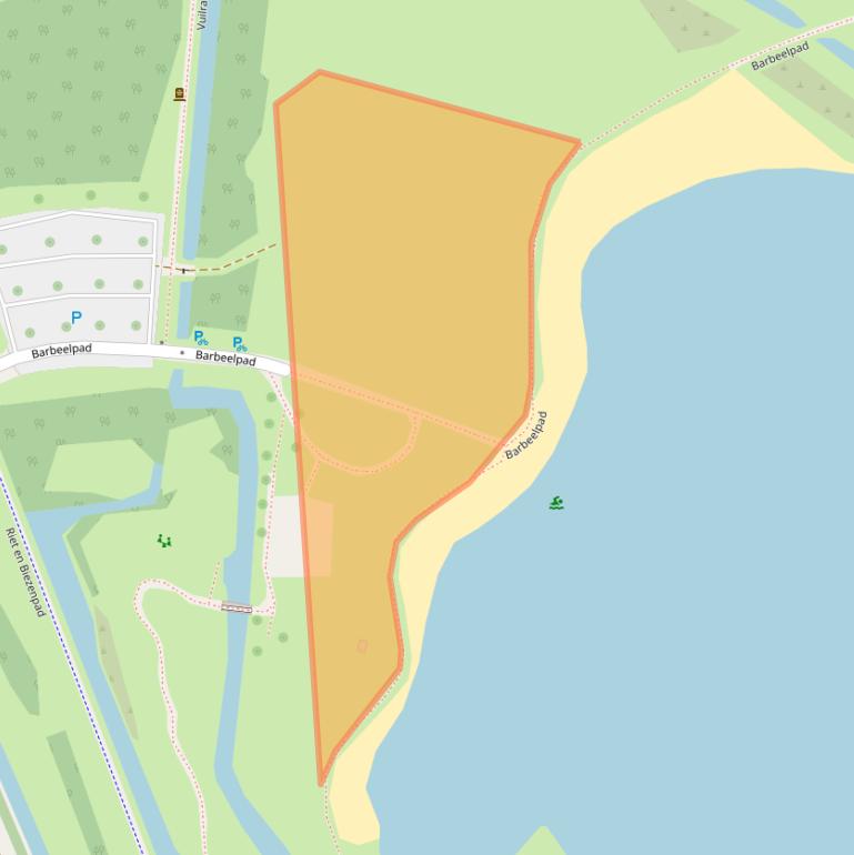 Kaart van postcodegebied 2031BS.