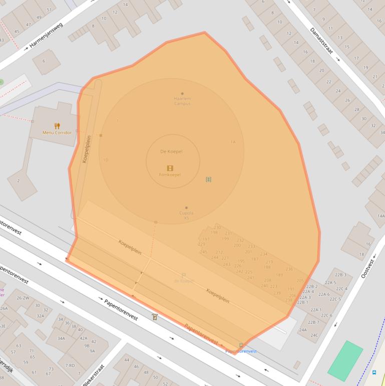 Kaart van postcodegebied 2031WL.