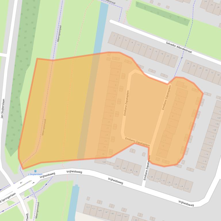 Kaart van postcodegebied 2033CB.