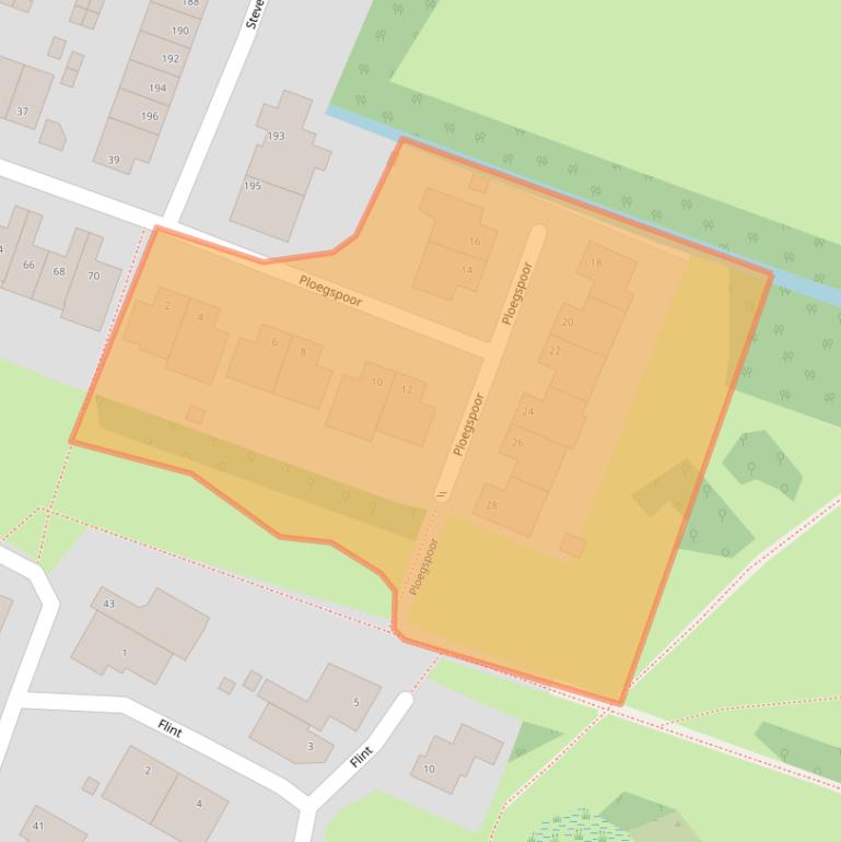 Kaart van postcodegebied 2033CT.