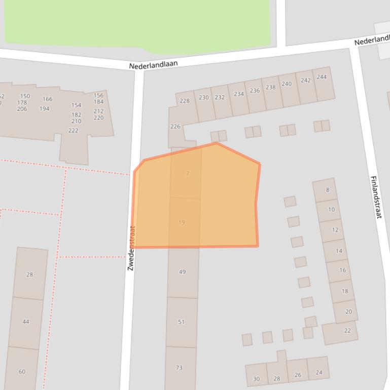 Kaart van postcodegebied 2034AK.