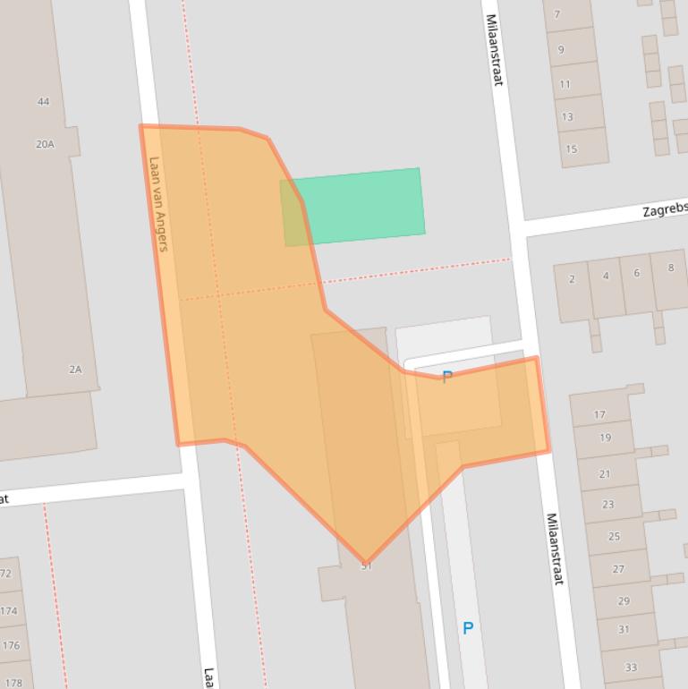 Kaart van postcodegebied 2034CB.