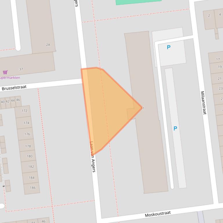 Kaart van postcodegebied 2034CC.