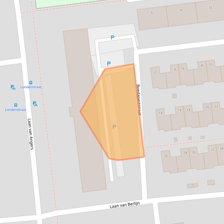 Kaart van postcodegebied 2034CG.