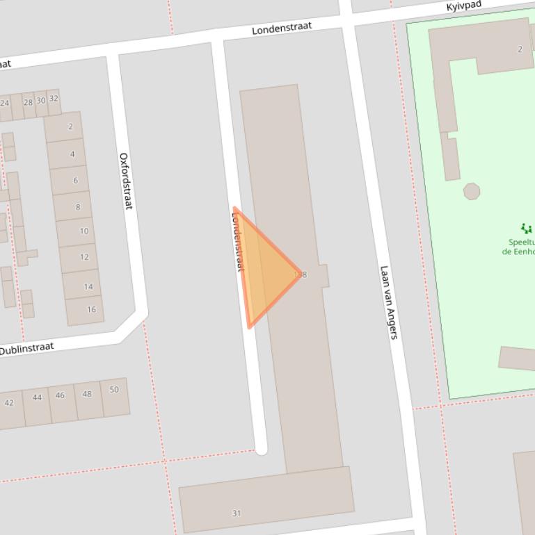 Kaart van postcodegebied 2034CP.