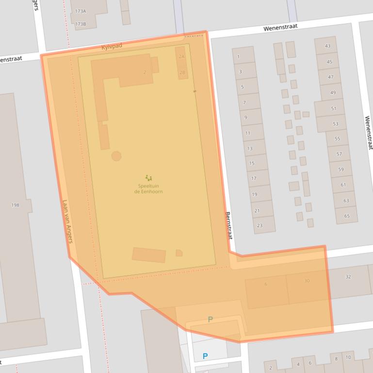 Kaart van postcodegebied 2034CV.