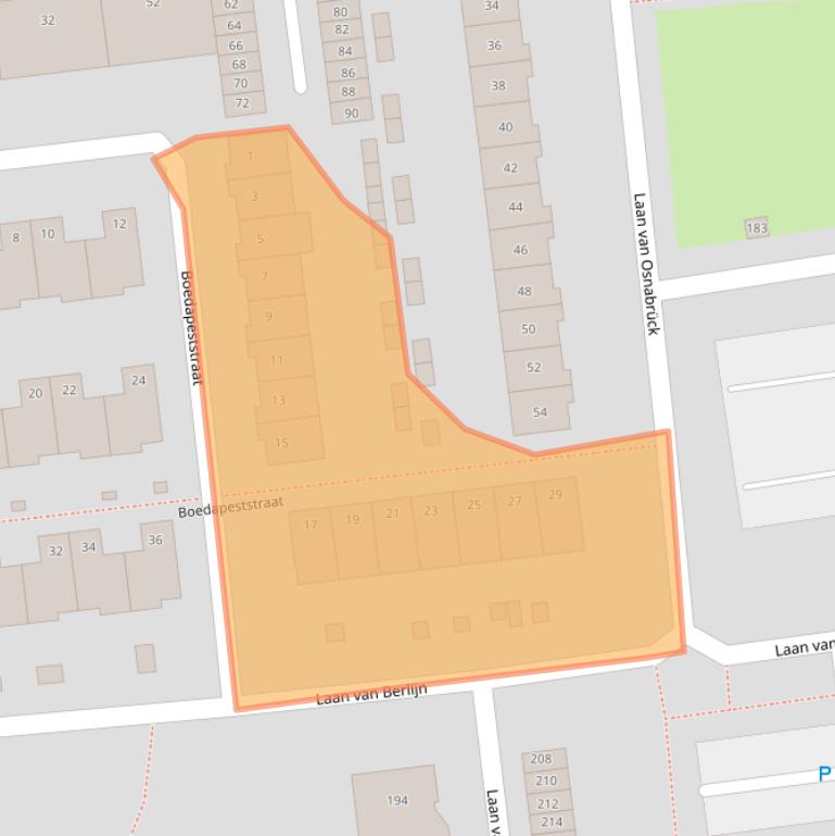 Kaart van postcodegebied 2034CX.