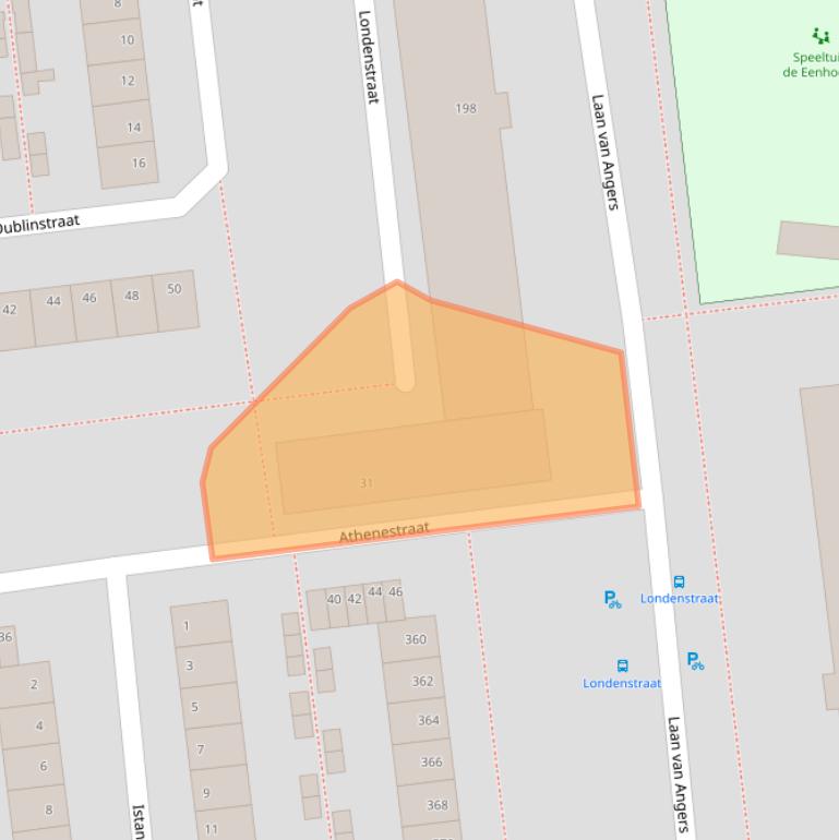 Kaart van postcodegebied 2034EA.