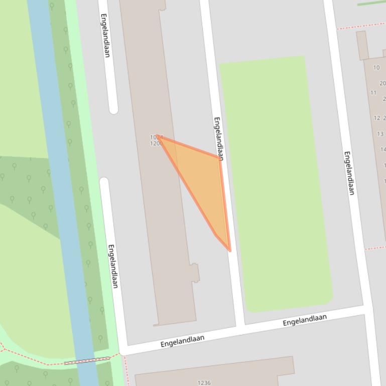 Kaart van postcodegebied 2034GK.