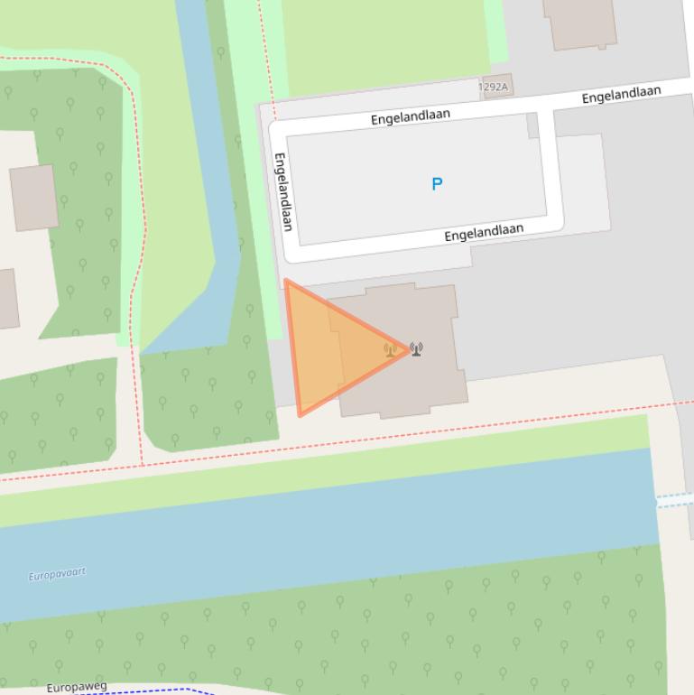 Kaart van postcodegebied 2034GW.