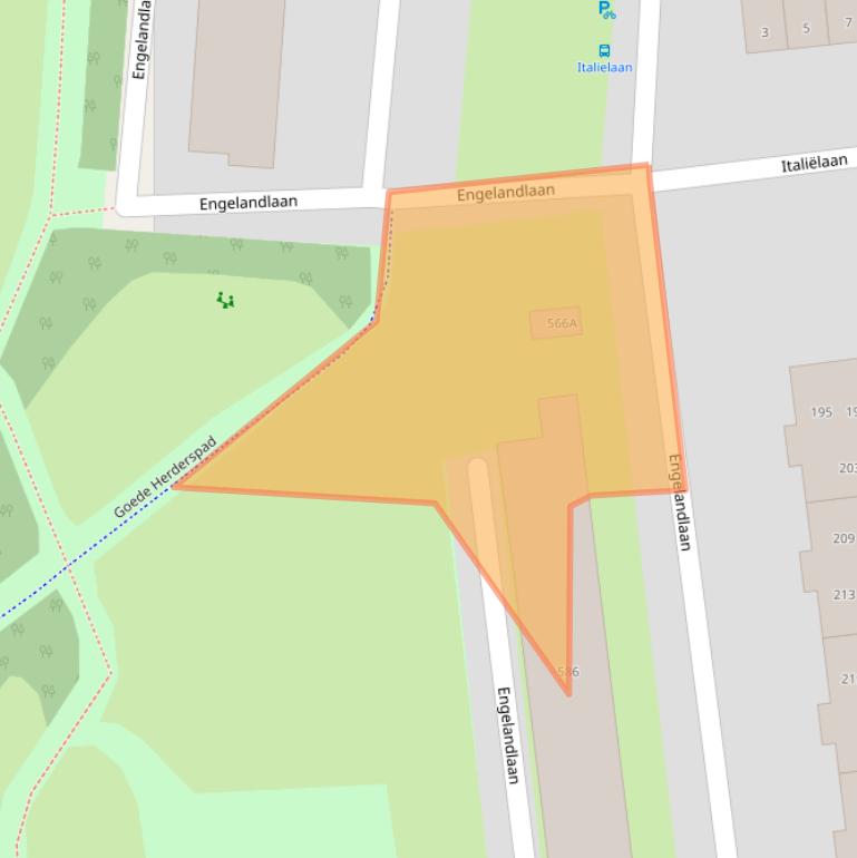 Kaart van postcodegebied 2034HA.