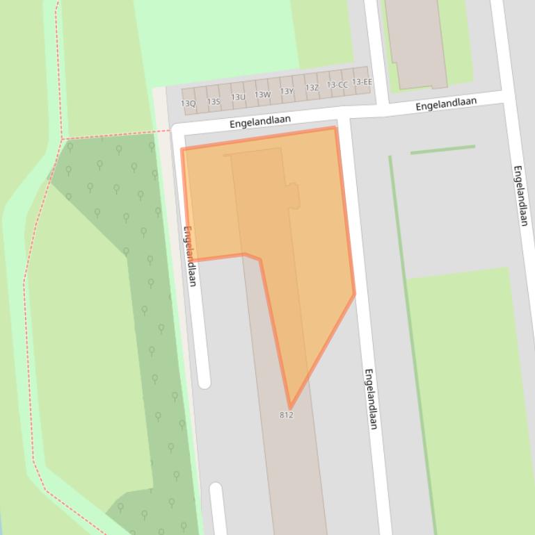 Kaart van postcodegebied 2034HE.