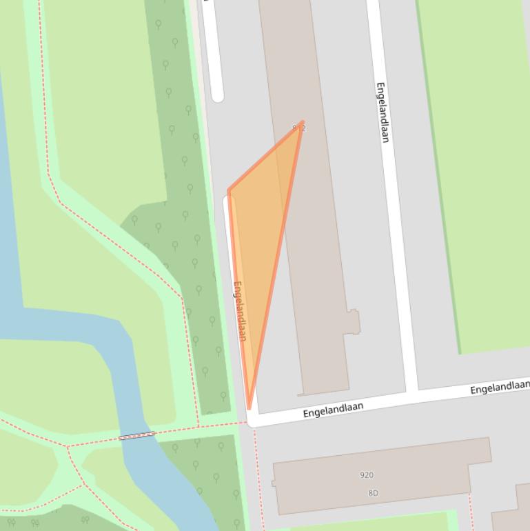 Kaart van postcodegebied 2034HK.