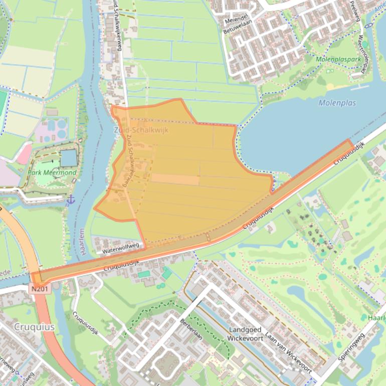 Kaart van postcodegebied 2034JJ.