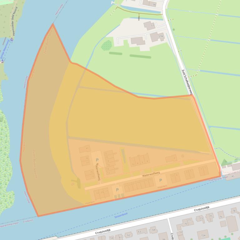 Kaart van postcodegebied 2034JK.