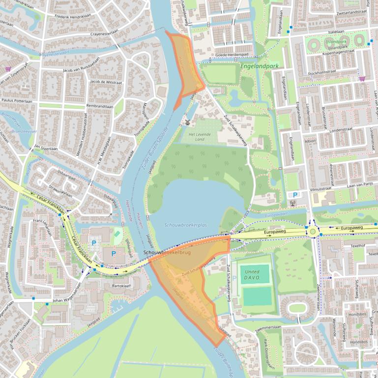 Kaart van postcodegebied 2034JM.