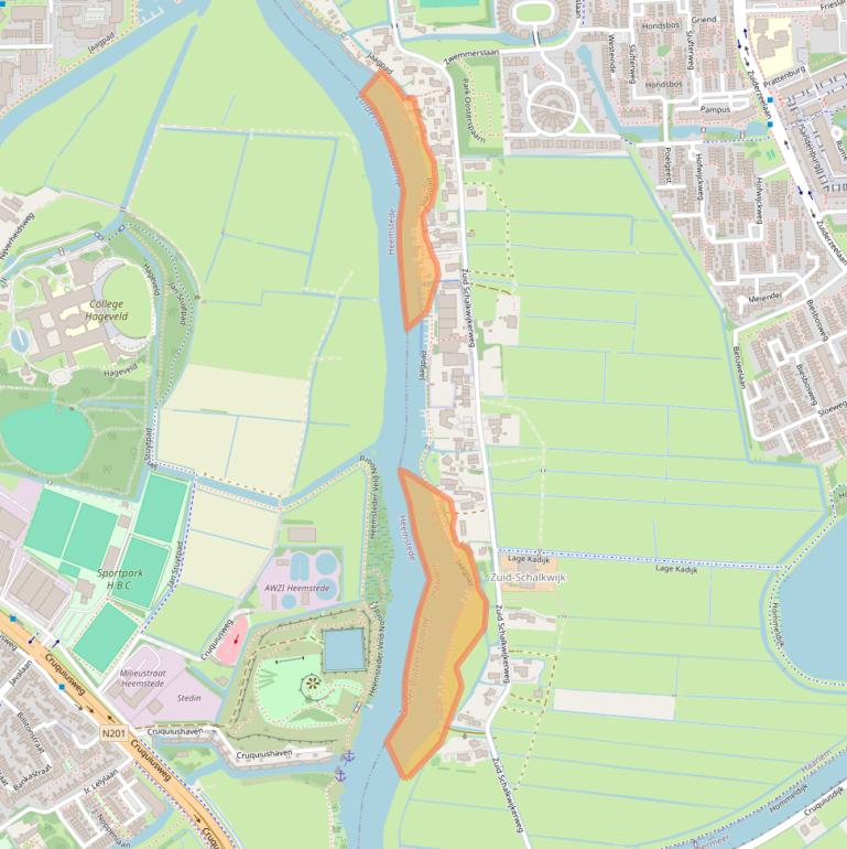 Kaart van postcodegebied 2034JN.