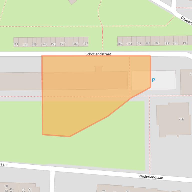 Kaart van postcodegebied 2034LE.