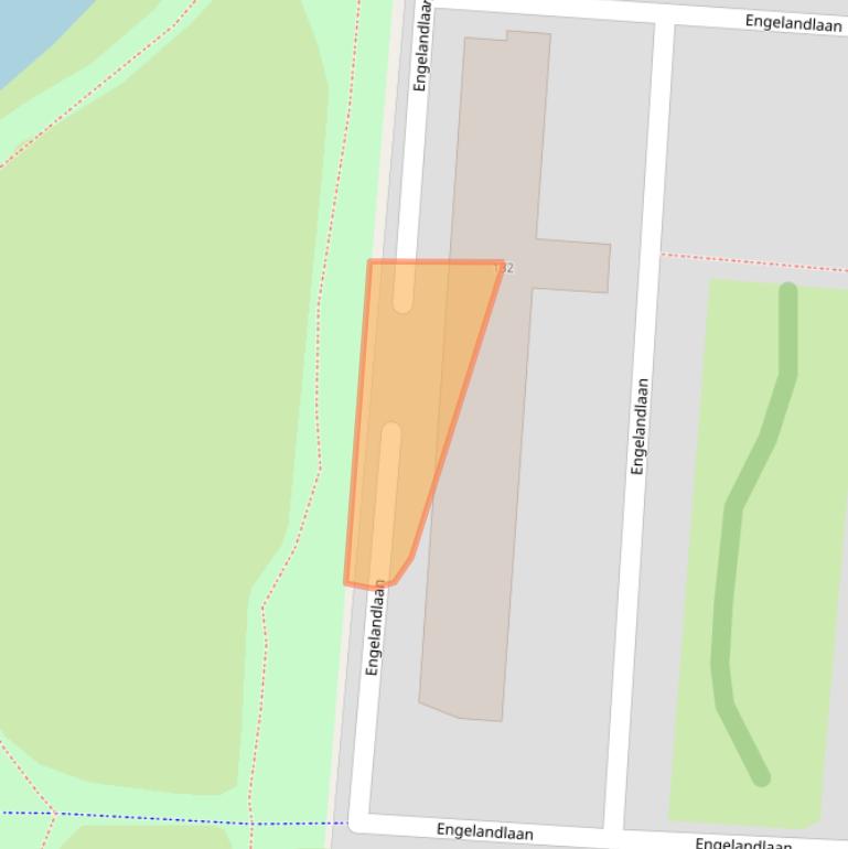 Kaart van postcodegebied 2034ND.