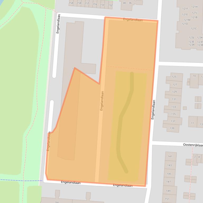 Kaart van postcodegebied 2034NH.