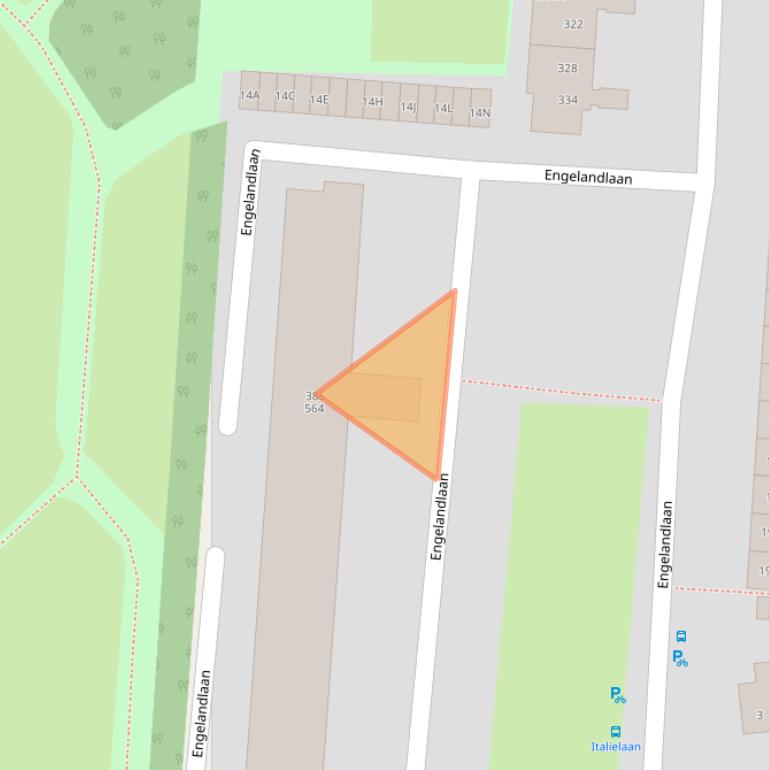 Kaart van postcodegebied 2034NM.