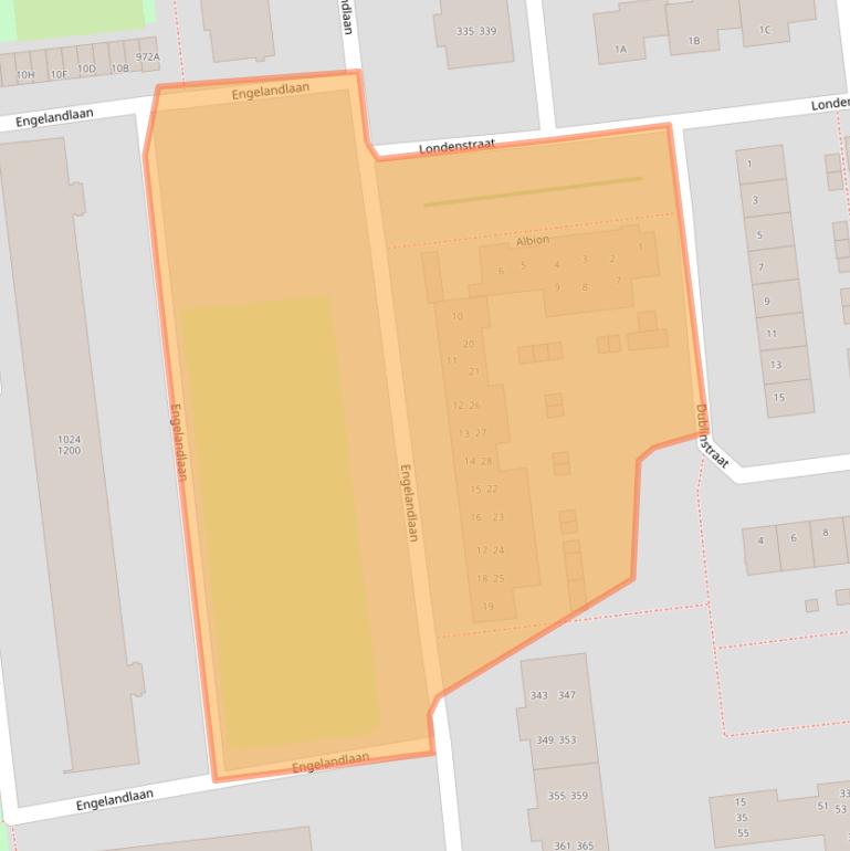 Kaart van postcodegebied 2034NT.