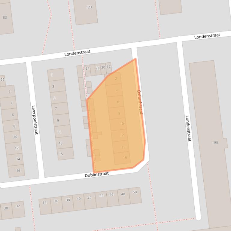 Kaart van postcodegebied 2034PZ.